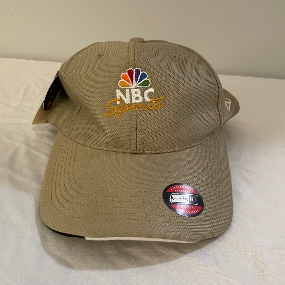 NWT NBC Sports PGA Tour Khaki Ball Cap Hat